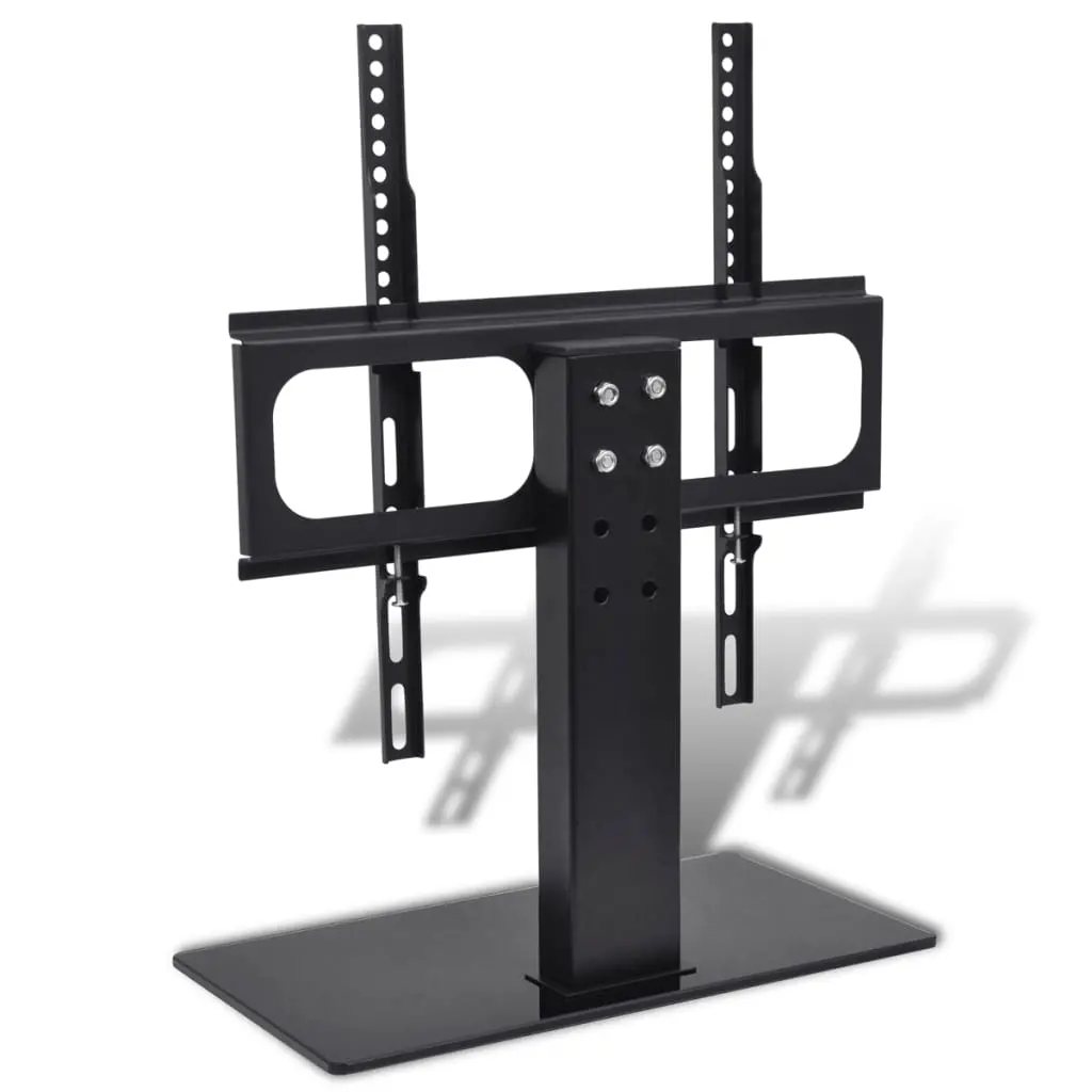 vidaXL Pedestal TV Stand for 26-42 Inch Screen Max VESA 15.7"x15.7" 66.1 lb - Image 2