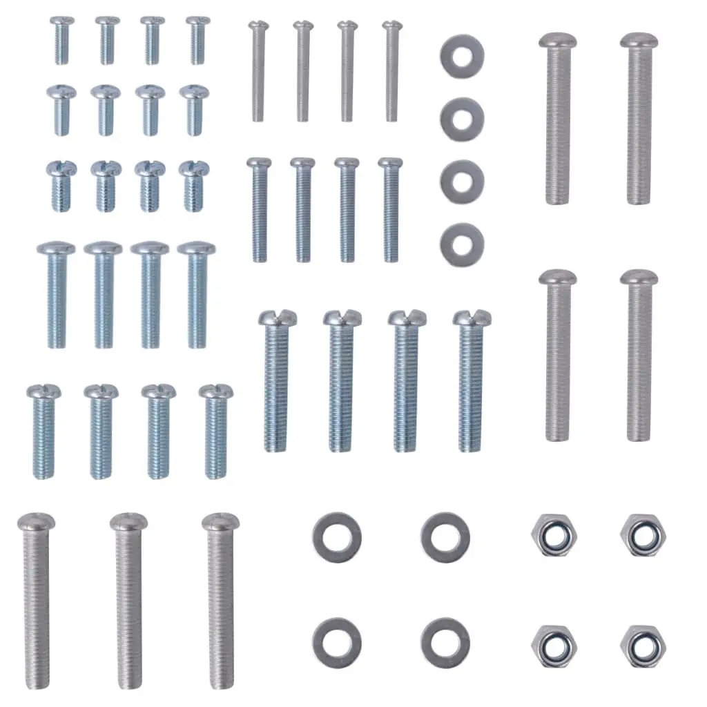 vidaXL Pedestal TV Stand for 26-42 Inch Screen Max VESA 15.7"x15.7" 66.1 lb - Image 5