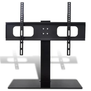 vidaXL Pedestal TV Stand for 37-55 Inch Screen Max VESA 23.6"x15.7" 88.2 lb