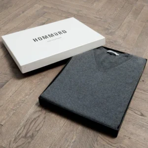 Cashmere V Neck Sweater Chocolate