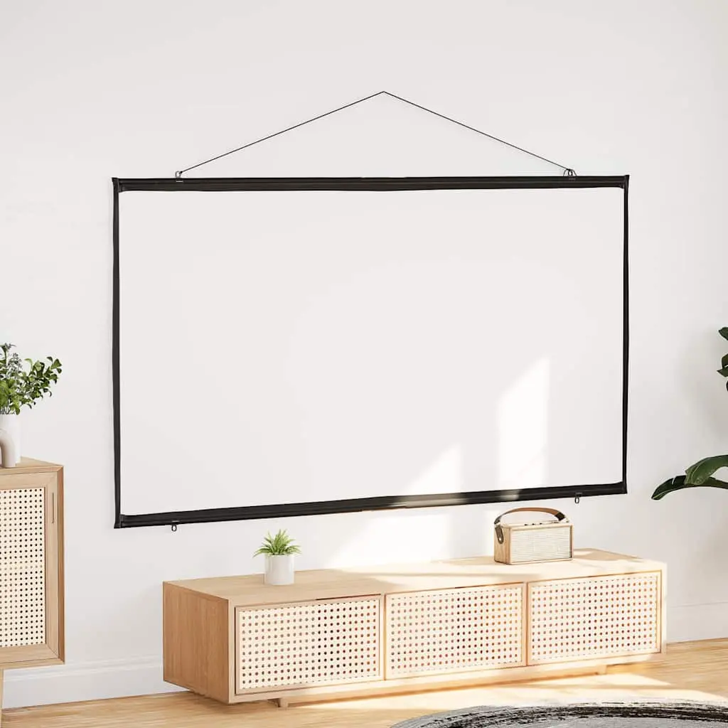 vidaXL Projection Screen Wall-Hanging 90 Inch 16:9 - Image 2