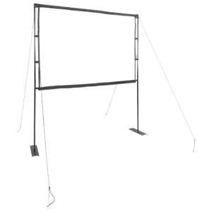 vidaXL Projection Screen with Stands 84 Inch 4:3