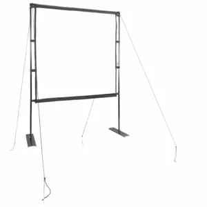 vidaXL Projection Screen with Stands 89 Inch 1:1