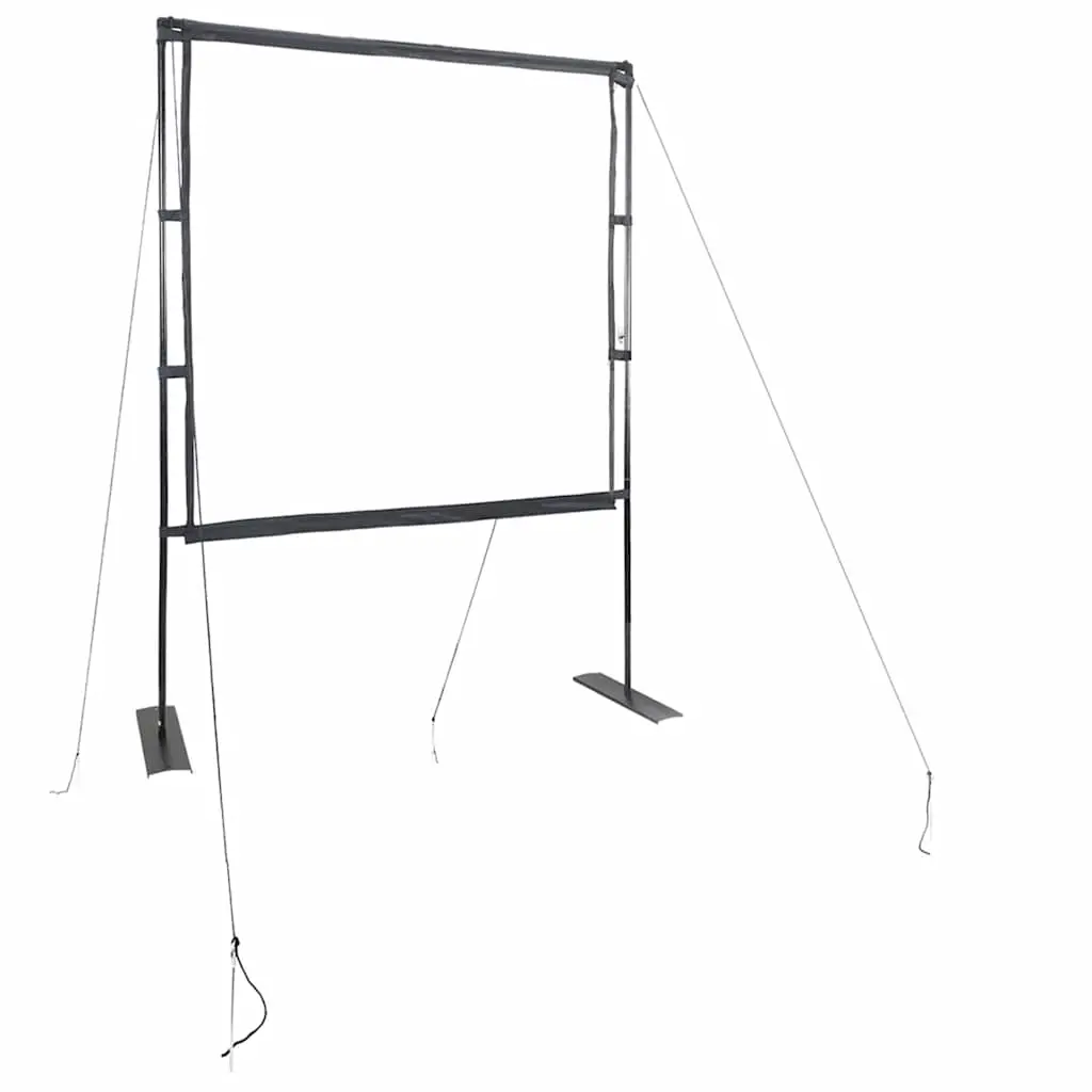 vidaXL Projection Screen with Stands 89 Inch 1:1
