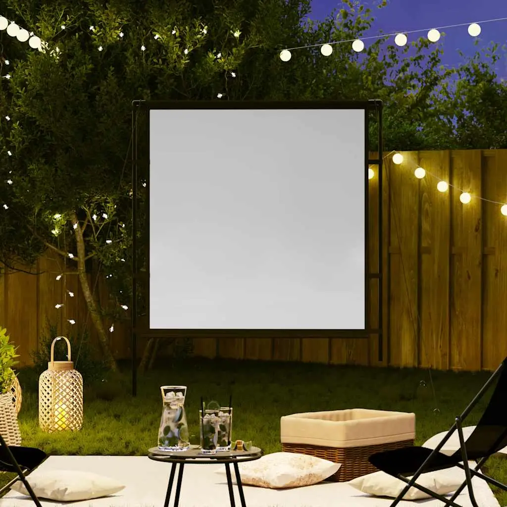 vidaXL Projection Screen with Stands 89 Inch 1:1 - Image 2