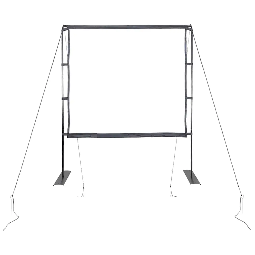 vidaXL Projection Screen with Stands 89 Inch 1:1 - Image 3