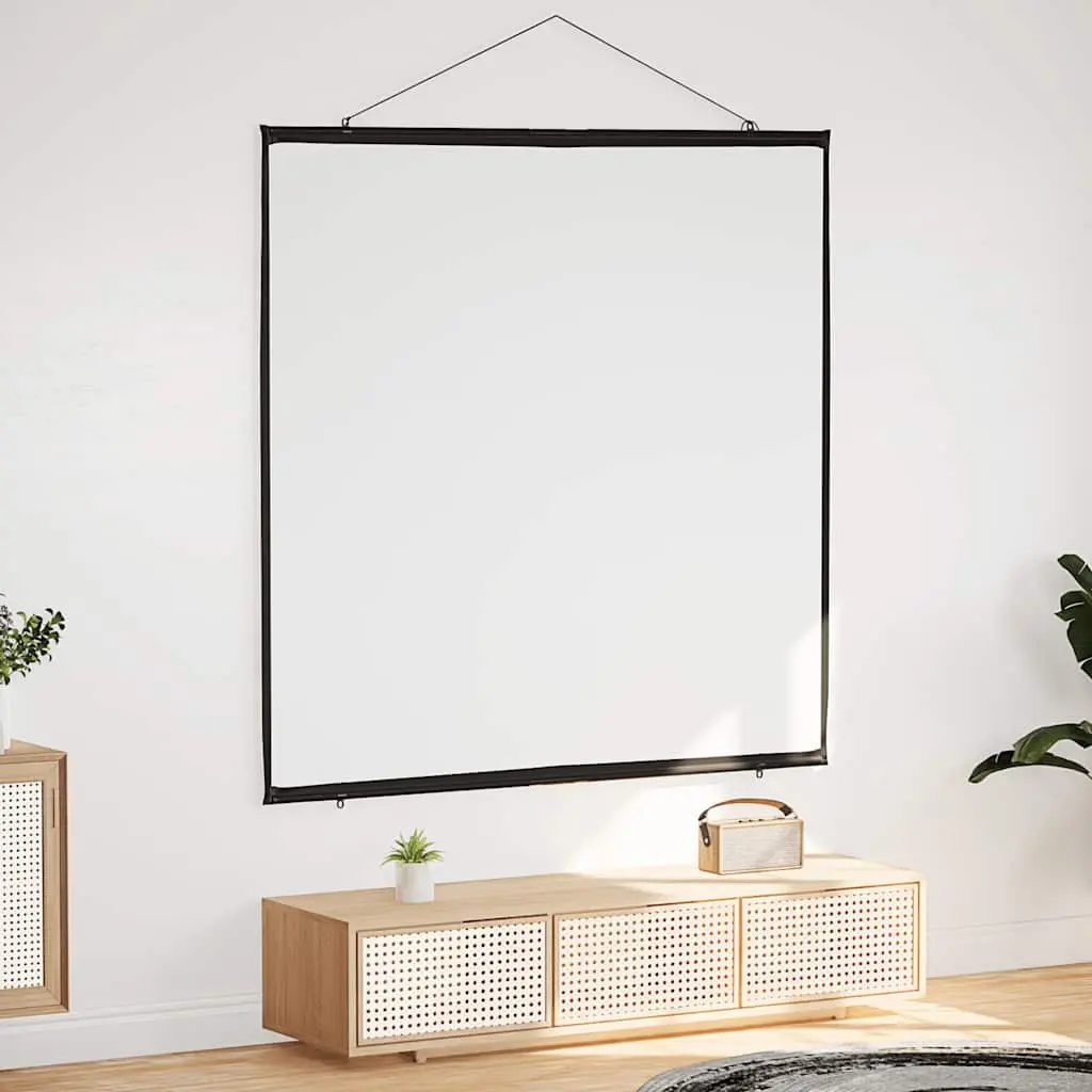 vidaXL Projection Screen Wall-Hanging 89 Inch 1:1 - Image 2