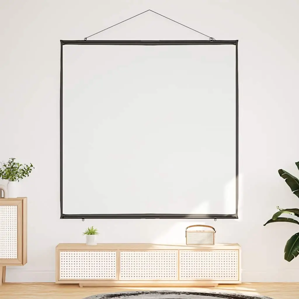 vidaXL Projection Screen Wall-Hanging 89 Inch 1:1 - Image 3