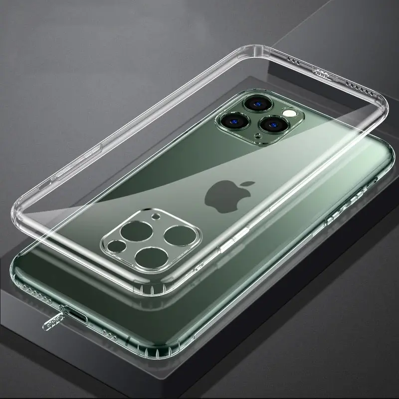 Soft TPU Clear Case with Dust Plug - For iPhone 16
