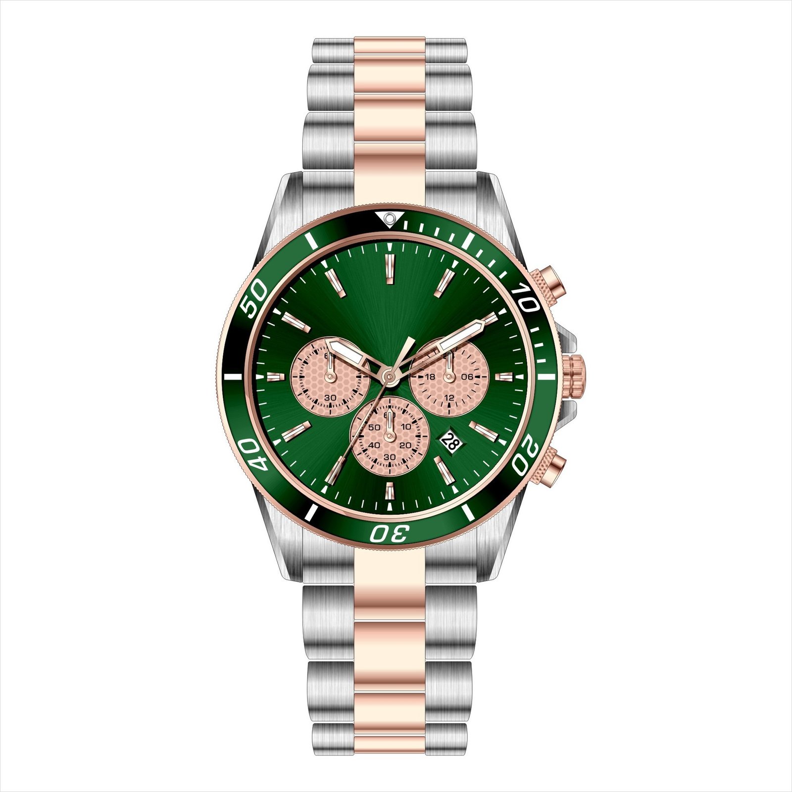 High-End Business Steel-Strap Mens Quartz Watch - Image 6