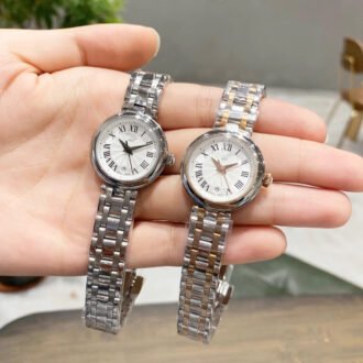 Quartz Steel Band Small Dial Roman Leather Watch