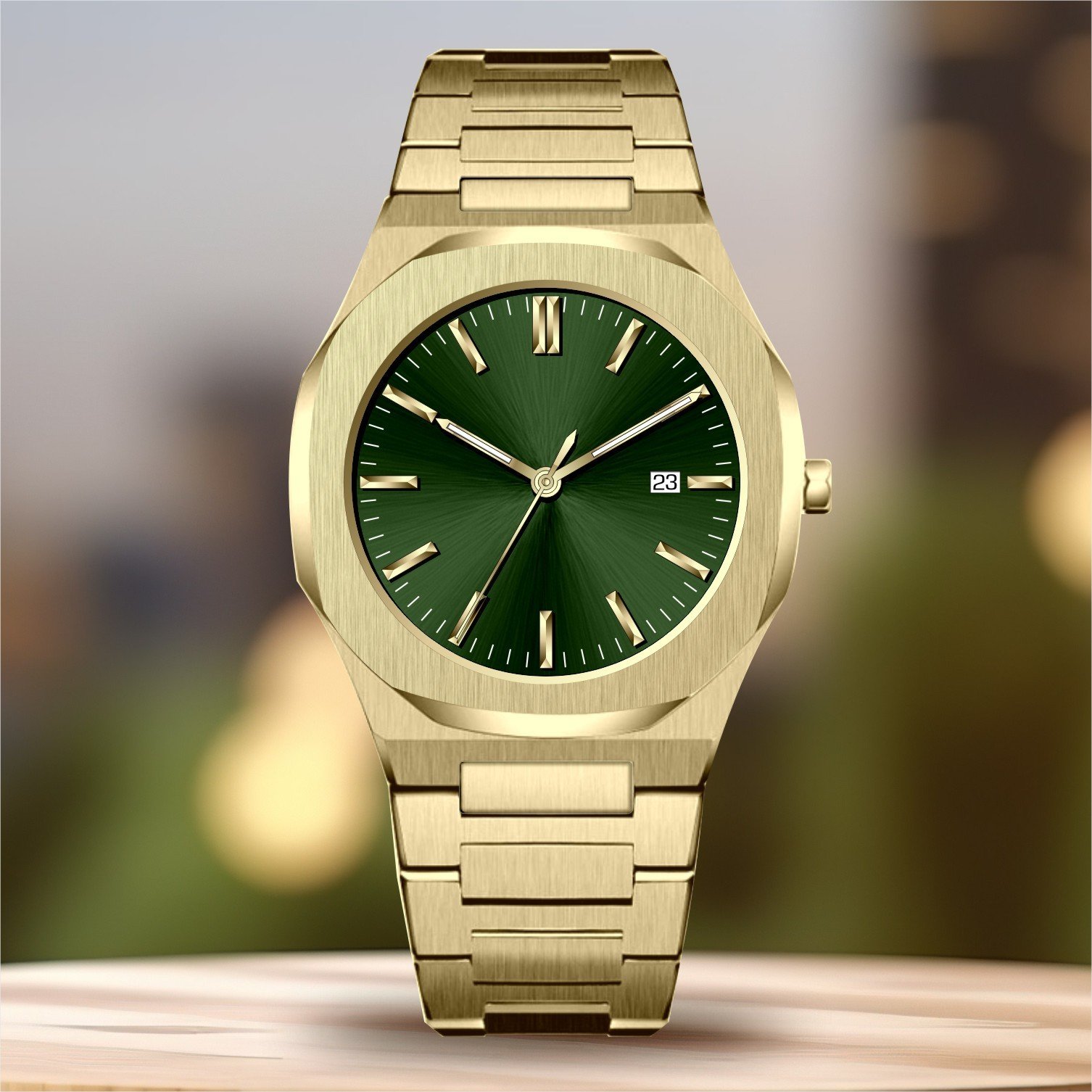 Mens Watch With Calendar Waterproof Quartz Wristwatch - Image 7