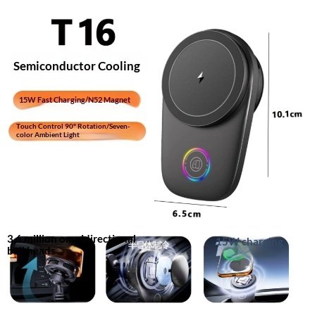25W Magnetic Wireless Charging Holder For Air Vent - Image 2