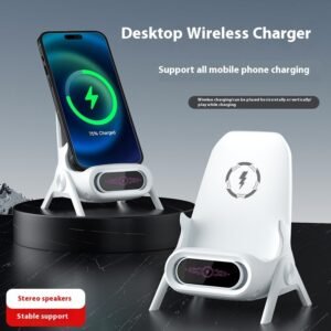 Wireless Charger Horizontal And Vertical Sound Amplifier Automatic Induction