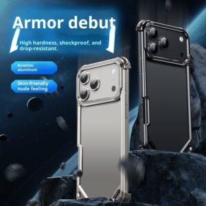 Suitable For 1716promax Seahorse Buckle Frame With Lens Phone Case 15 Metal