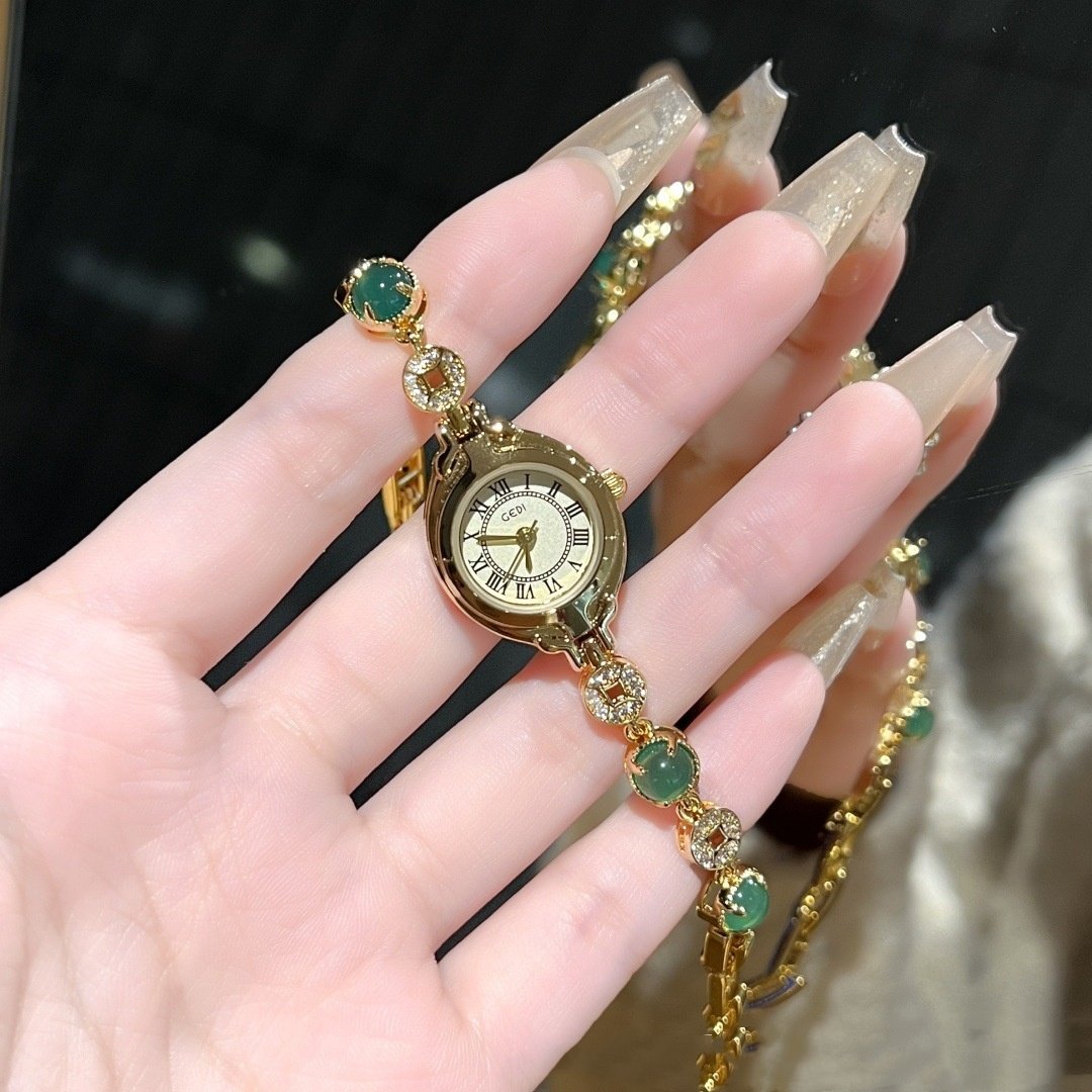 Dial Gold Mid-ancient Mild Luxury Retro Refined Grace Watch - Image 3