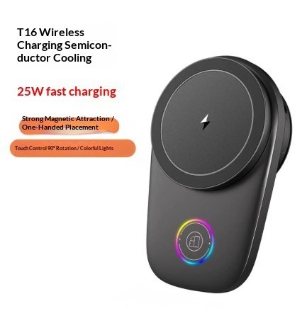 25W Magnetic Wireless Charging Holder For Air Vent - Image 6