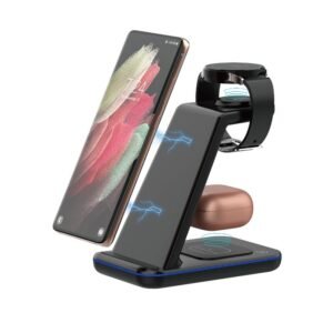 3-in-1 Wireless Charger 15W Fast Charging Multifunctional Stand