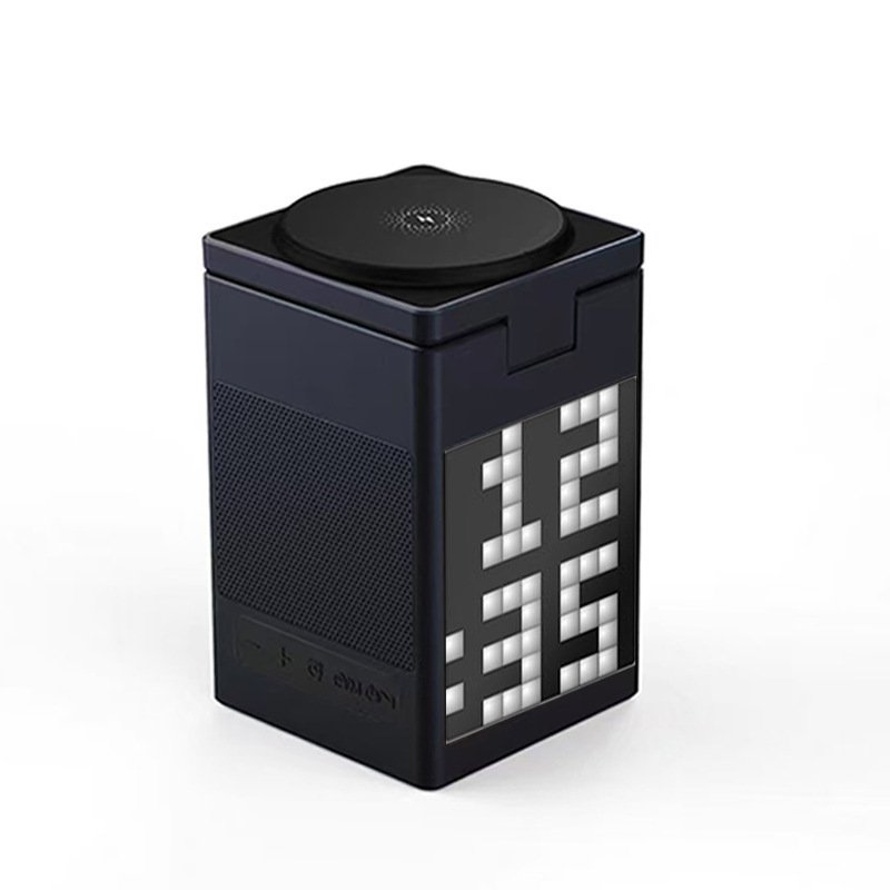 All-in-one Multi-functional Magnetic Bluetooth Speaker Alarm Clock Wireless Charger And Desktop Phone Stand - Image 2