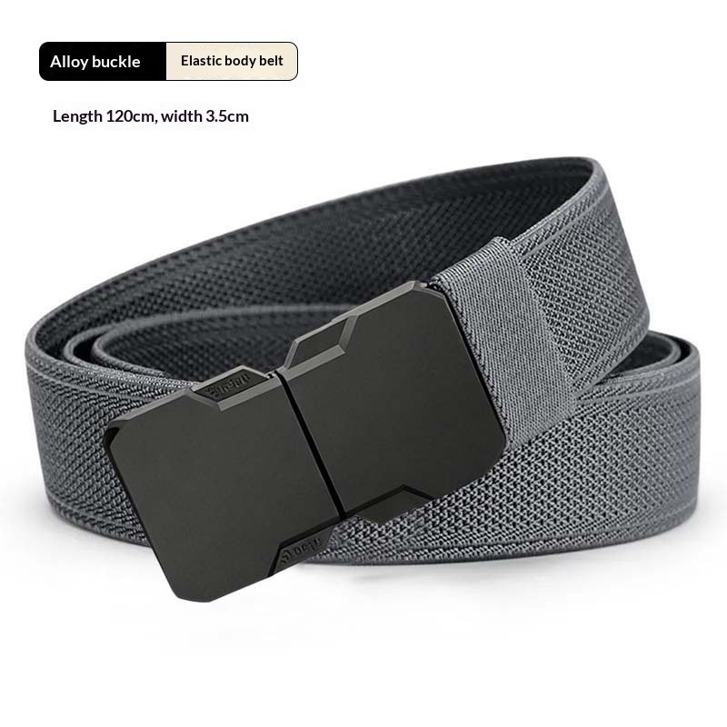 Men's Nylon Canvas Tactical Belt With Adjustable Buckle - Image 6