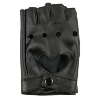 Women's Half Finger Gloves , Leather  Dancing Leather Gloves