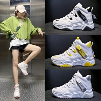 White Running Sport Sneakers for Woman