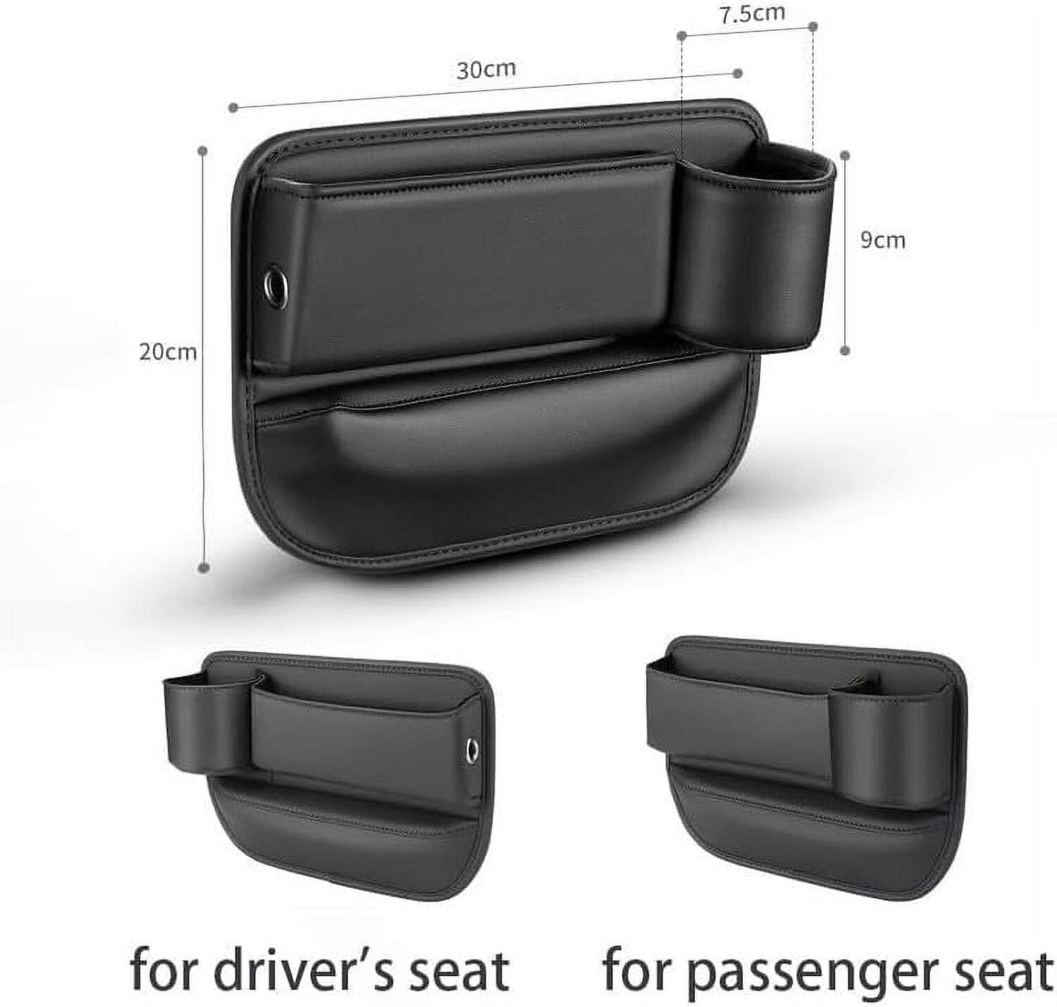 Car Seat Storage Box With Cup Holder, - Image 9