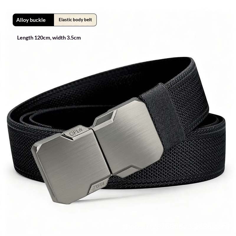 Men's Nylon Canvas Tactical Belt With Adjustable Buckle - Image 3