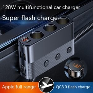 One-to-three Vehicle Multi-function USB30 And PD Interface Charger