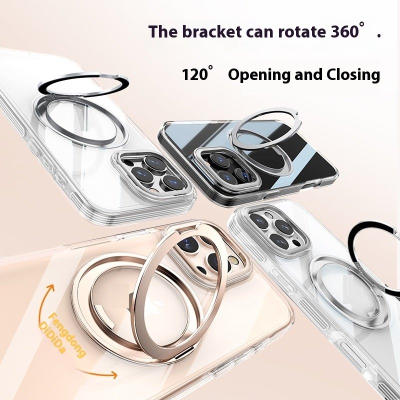 Advanced 360 Magnetic Rotating Bracket Shell iPhone Case - Image 4