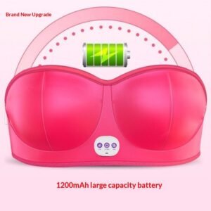 Electric Wireless Charging Woman's Breast Vibrating, Heating Breast Massager For Woman