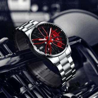 Rotating Dial Watch With A Hollowed-out Design