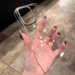 iPhone Case Transparent New Ultra-thin Bare Metal Hard Shell