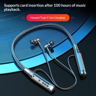 Ultra-long Wireless Neckband Bluetooth Earphones, With A Card Slot