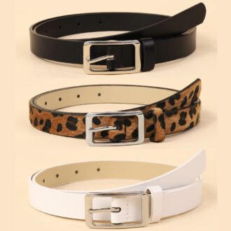 Woman's Versatile Fashion Minimalist Alloy Belt
