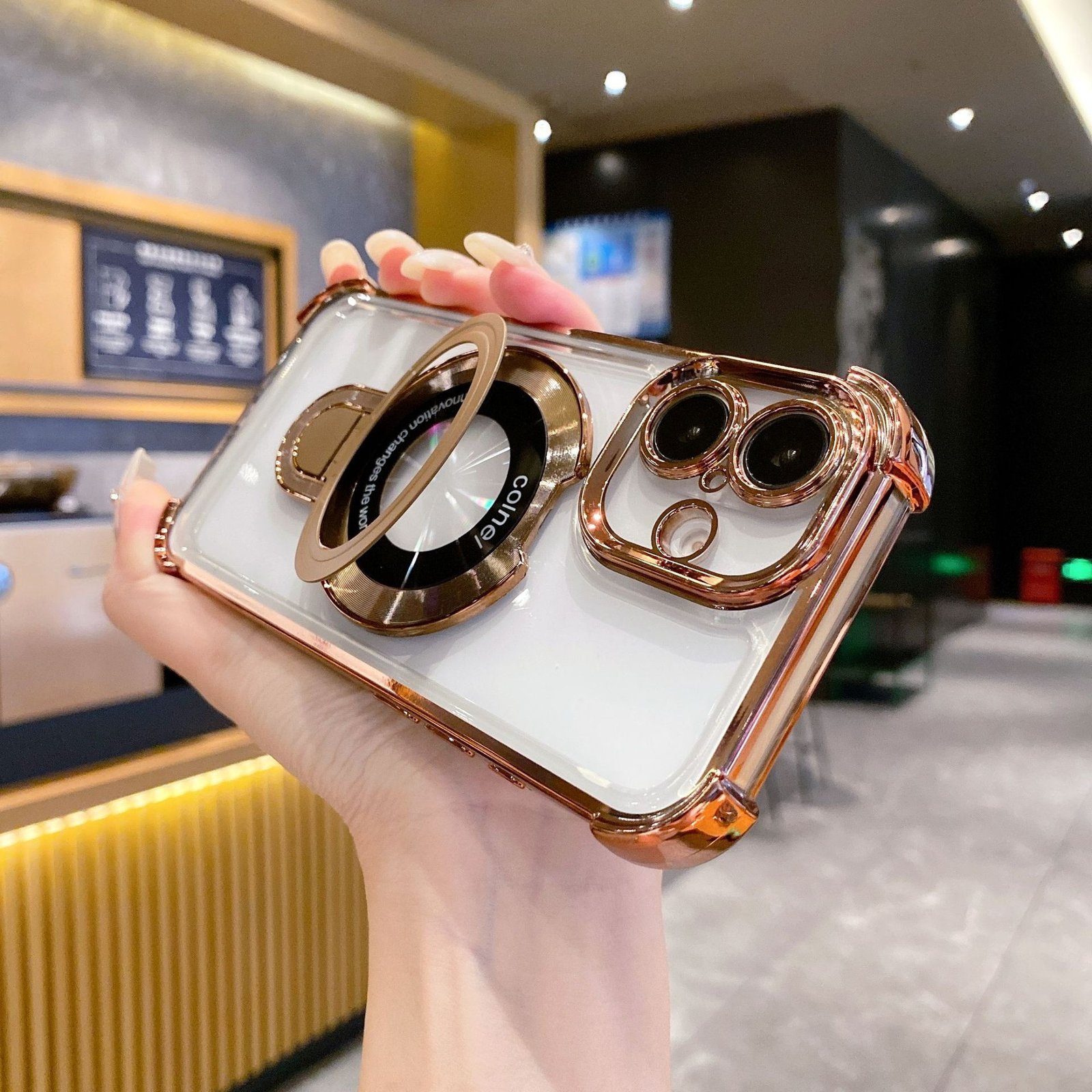 Magnetic Shockproof Phone Case With Bracket - Image 5