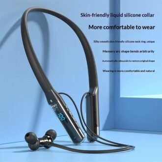 High-capacity Long-lasting Neckband Bluetooth Earphones For Sports