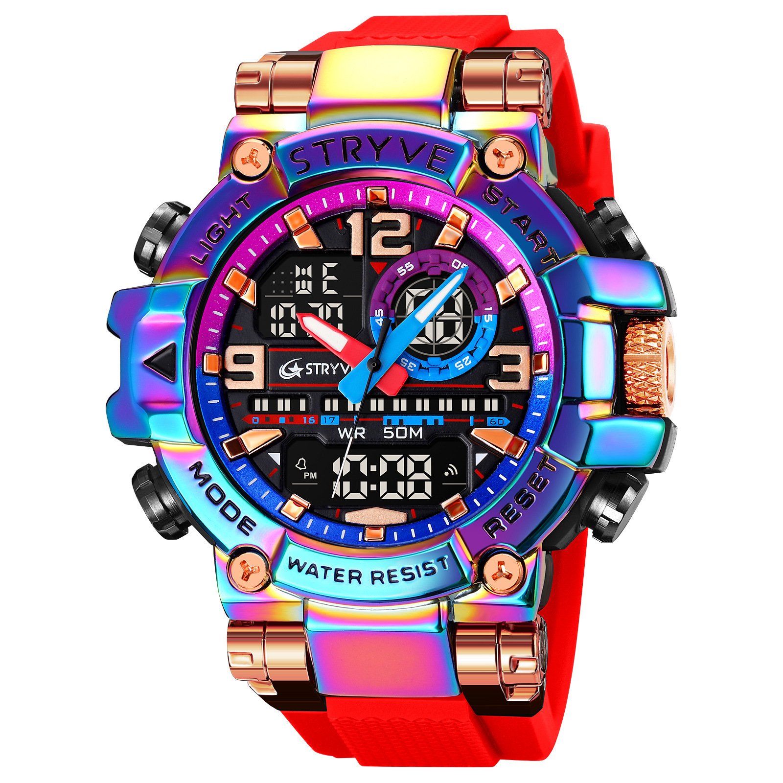 Sports Electronic Colorful and Waterproof Multifunctional Watch - Image 8