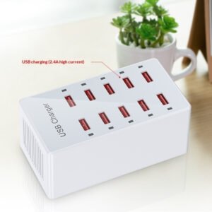 10-port 60W Multi-USB Charger