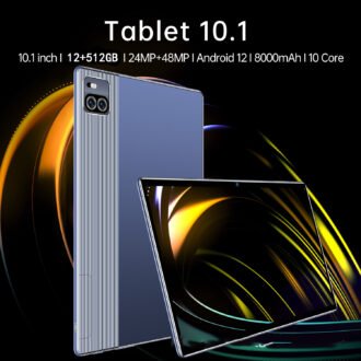 Varestone™ Android Tablet 10.1” – 12GB RAM, 512GB Storage, 8000mAh Battery