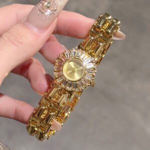 Luxury Niche High-end Watch With A Dazzling Diamond-studded Gold Designstylish And Sophisticated For Women