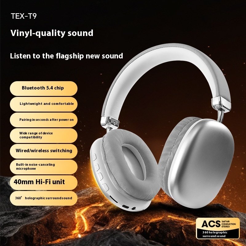 TEX-T9 Bluetooth Headset Wireless Headphone - Image 3