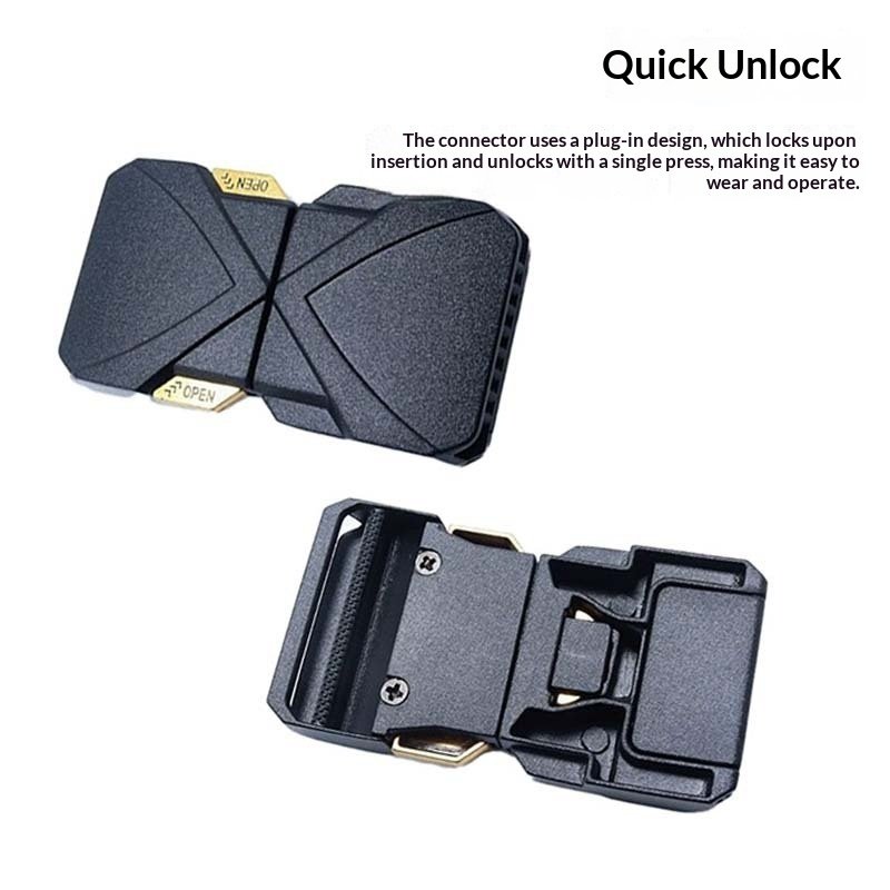 Men's Nylon Canvas Tactical Belt With Adjustable Buckle - Image 2