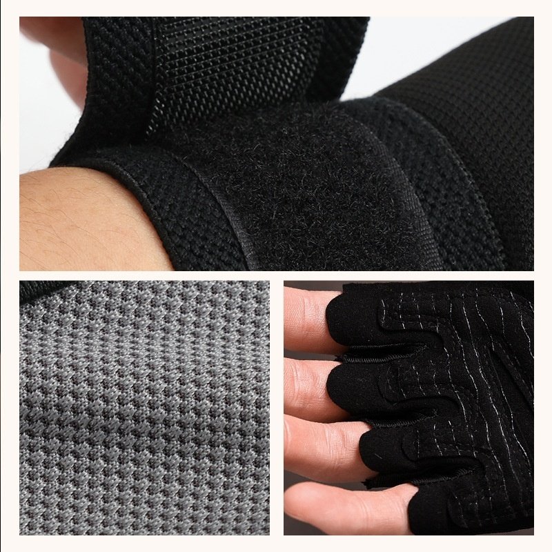 Gym Gloves With Built-in Wrist Straps For Pull-up Bars - Image 5