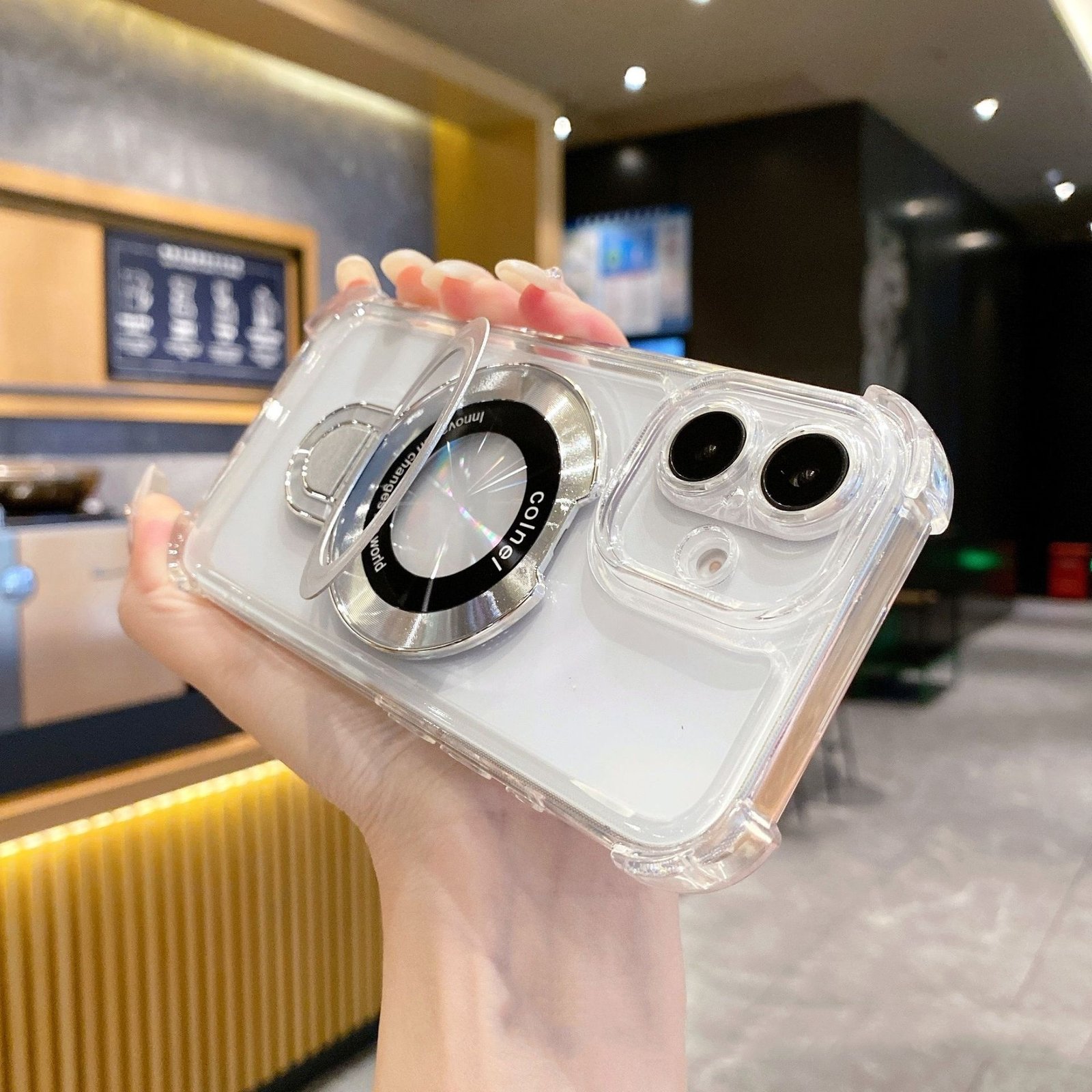 Magnetic Shockproof Phone Case With Bracket - Image 3