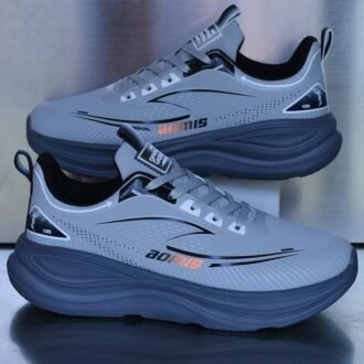 Waterproof Leather Upper Lightweight Shock-absorbing Athletic Shoes