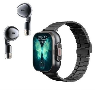 A70 Smart Watch with Wireless Earbuds,  2-in-1