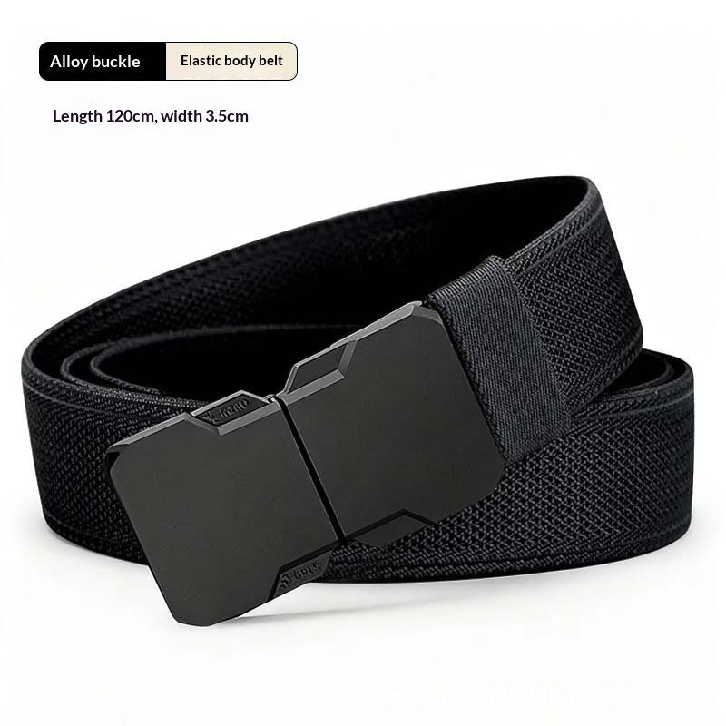 Men's Nylon Canvas Tactical Belt With Adjustable Buckle - Image 5