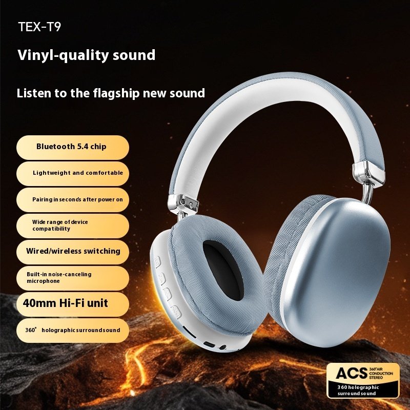 TEX-T9 Bluetooth Headset Wireless Headphone - Image 9