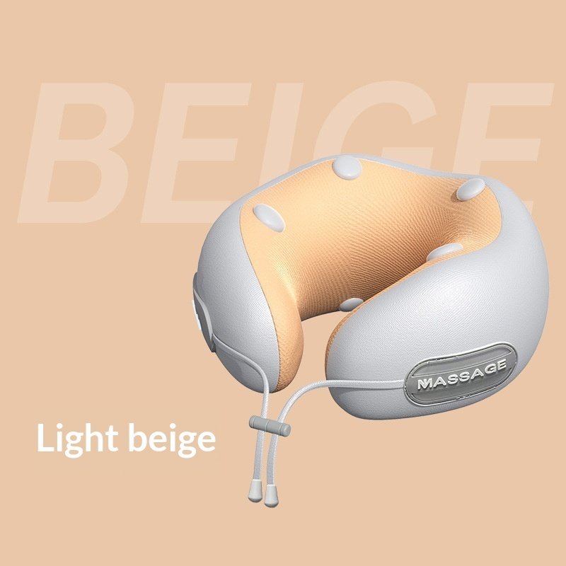 U-shaped Massager for Neck, Pillow With Heating Function For Neck Care Rechargeable - Image 7